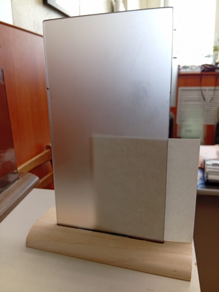 стекло матовое сатин бронза