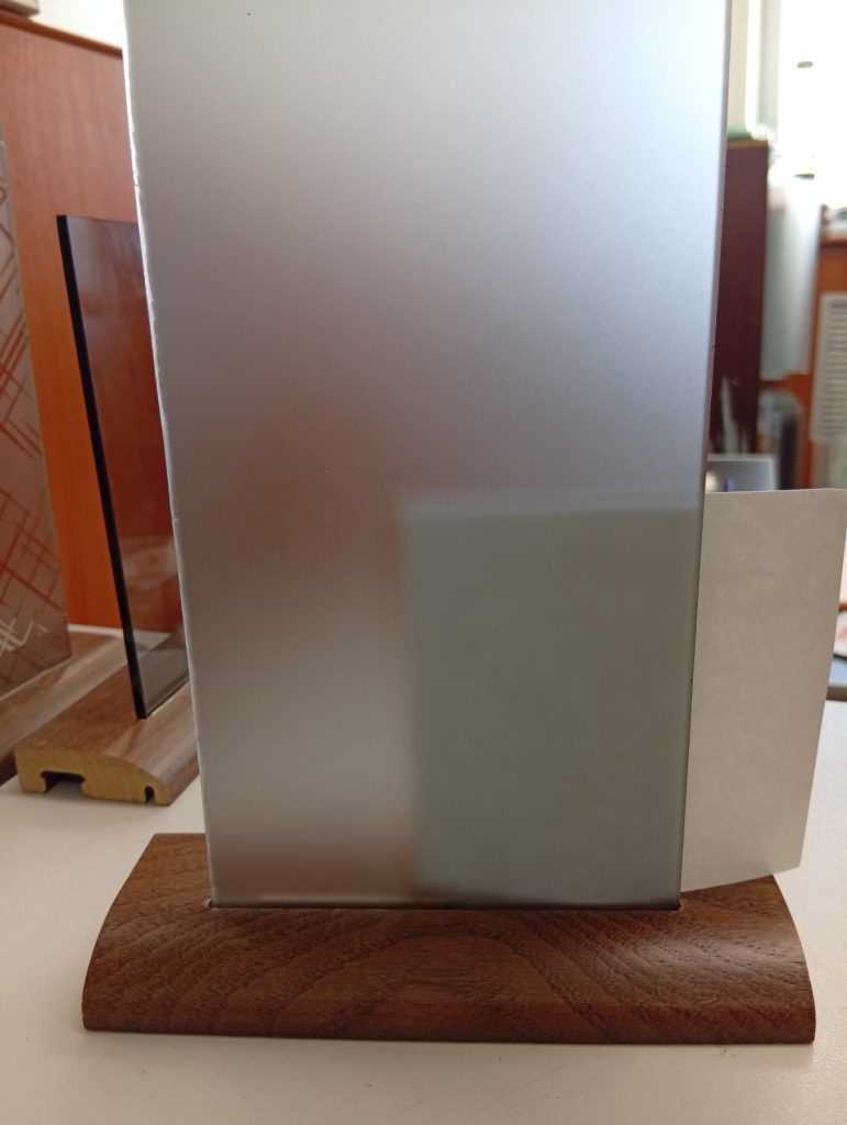 стекло матовое серое сатин графит