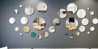 круглое зеркало на стену
